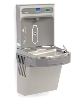 Elkay LZS8WSLK ezH2O Bottle Filling Station, Refrigerated, Filtered, Light Gray